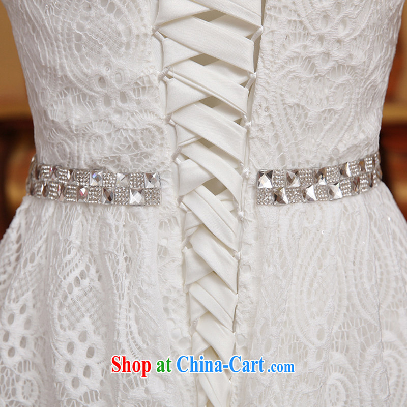 2015 spring and summer fashion Korean bridal wedding dresses the waist crowsfoot tail strap languages with special white M, Diane M Ki, online shopping