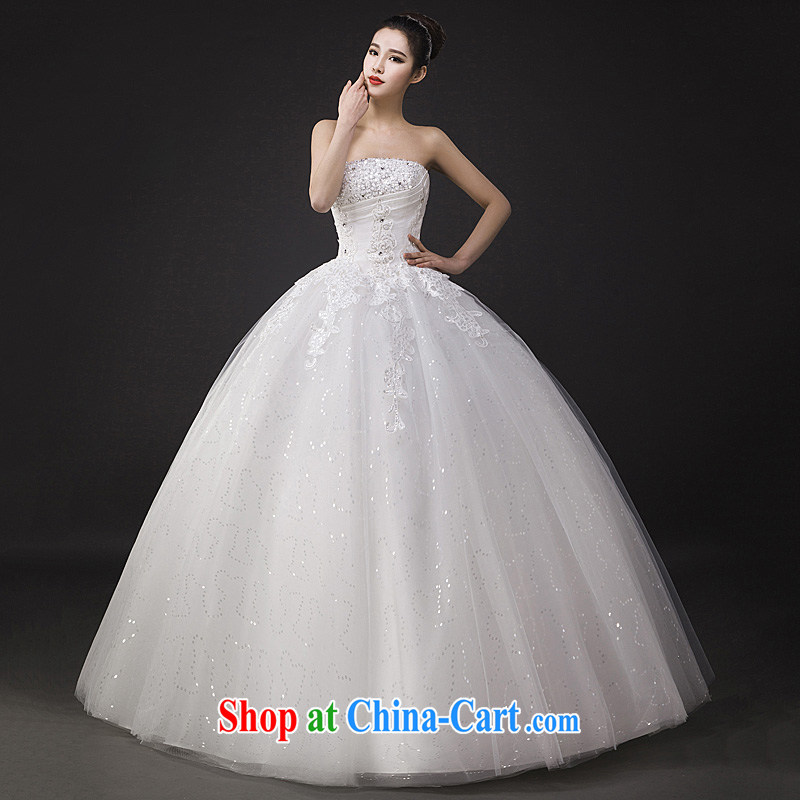 wedding dresses new 2015 spring lace, tied with cultivating graphics thin with shaggy dress Mary Magdalene marriage chest white XL, Ho full Chamber, shopping on the Internet