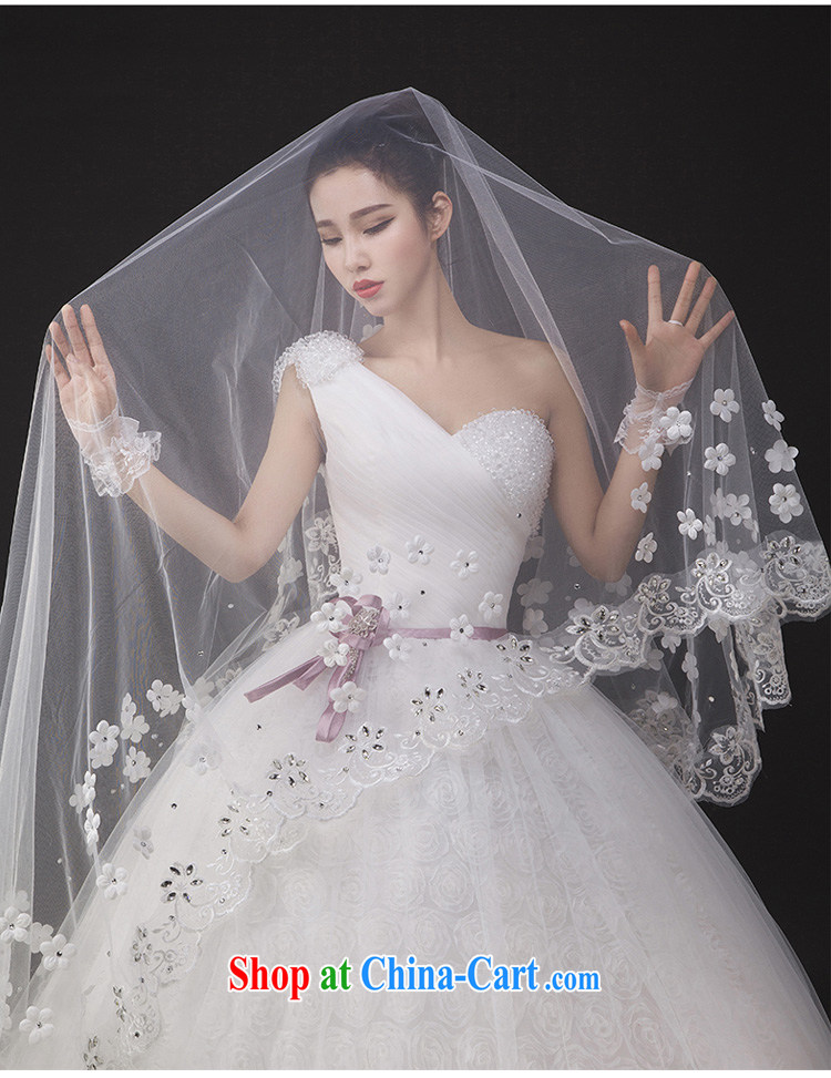 Ho full Chamber wedding dresses new 2015 lace flowers bridal with minimalist single shoulder wedding Korean wedding white XL pictures, price, brand platters! Elections are good character, the national distribution, so why buy now enjoy more preferential! Health