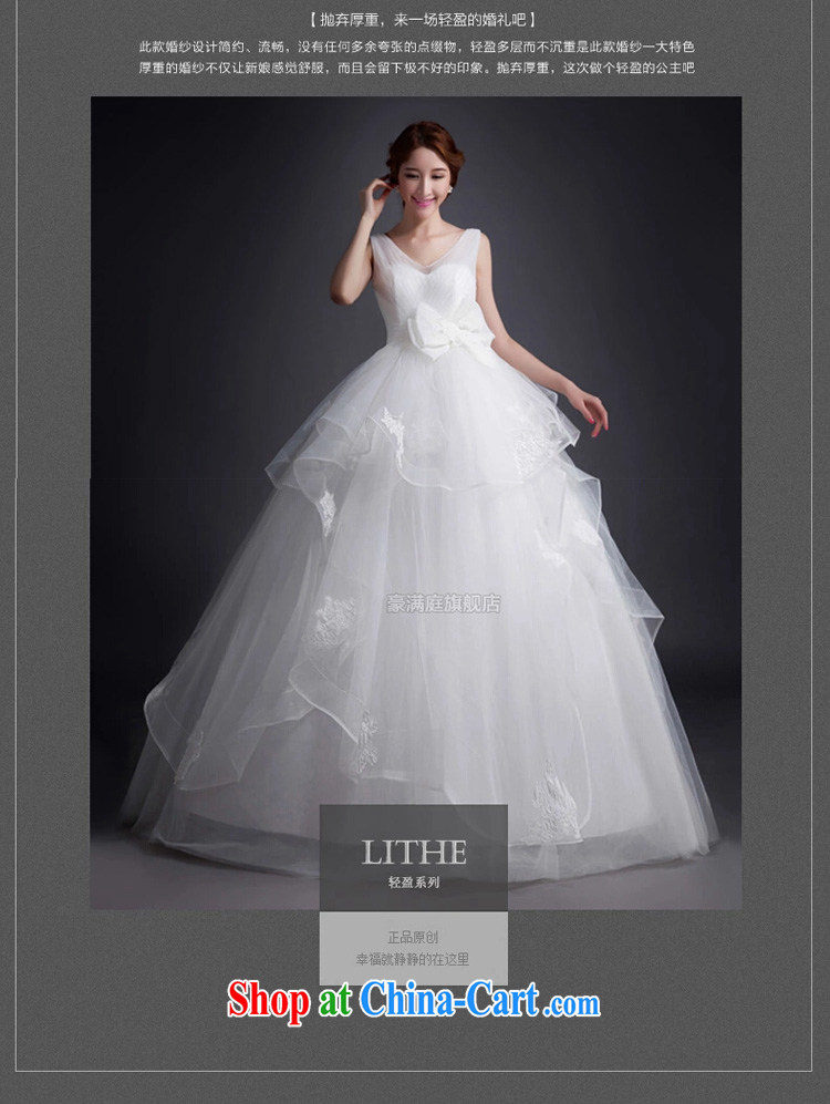 Ho full Chamber wedding dresses 2015 new stylish shoulders V for pregnant brides Korean class, bow-tie with white L pictures, price, brand platters! Elections are good character, the national distribution, so why buy now enjoy more preferential! Health