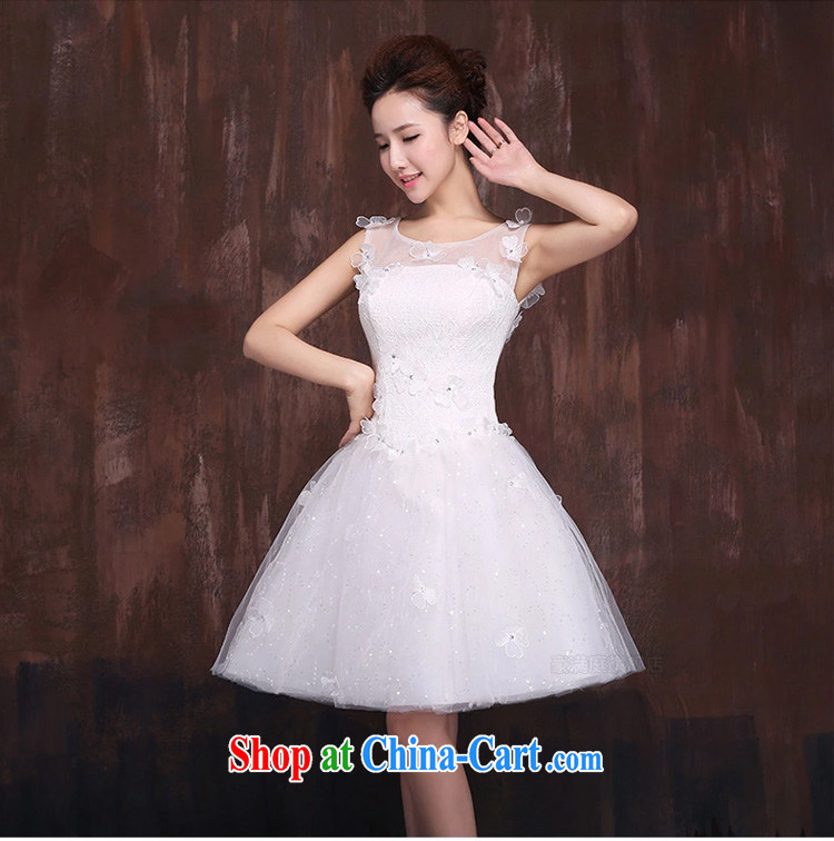 Bridal wedding dresses new 2015 stylish and simple Korean Princess short-field shoulder white beauty theme wedding short XL pictures, price, brand platters! Elections are good character, the national distribution, so why buy now enjoy more preferential! Health