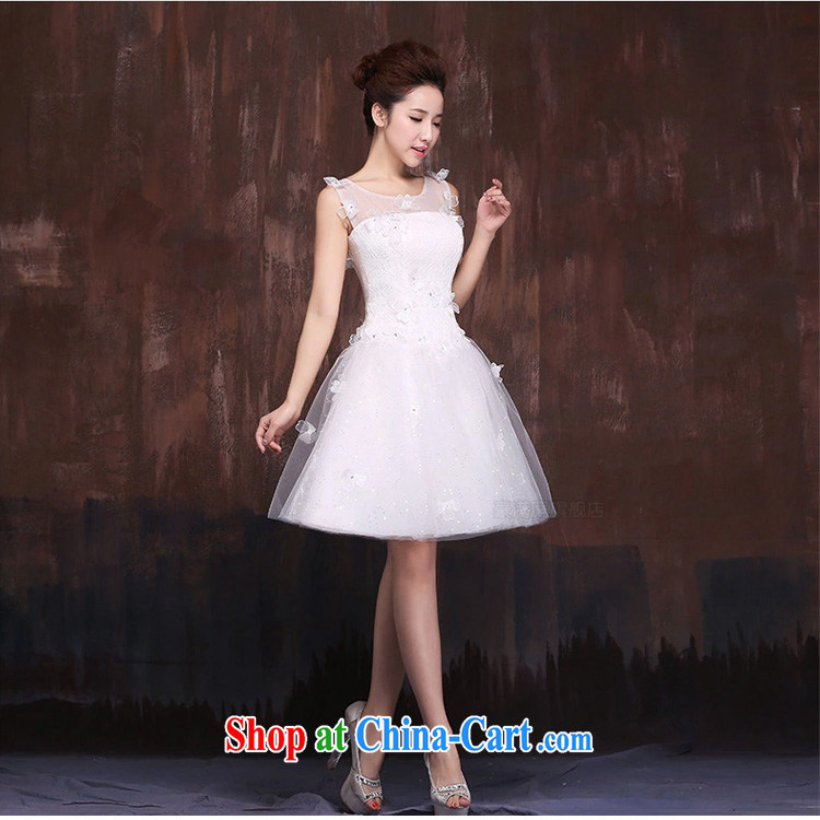 Bridal wedding dresses new 2015 stylish and simple Korean Princess short-field shoulder white beauty theme wedding short XL pictures, price, brand platters! Elections are good character, the national distribution, so why buy now enjoy more preferential! Health