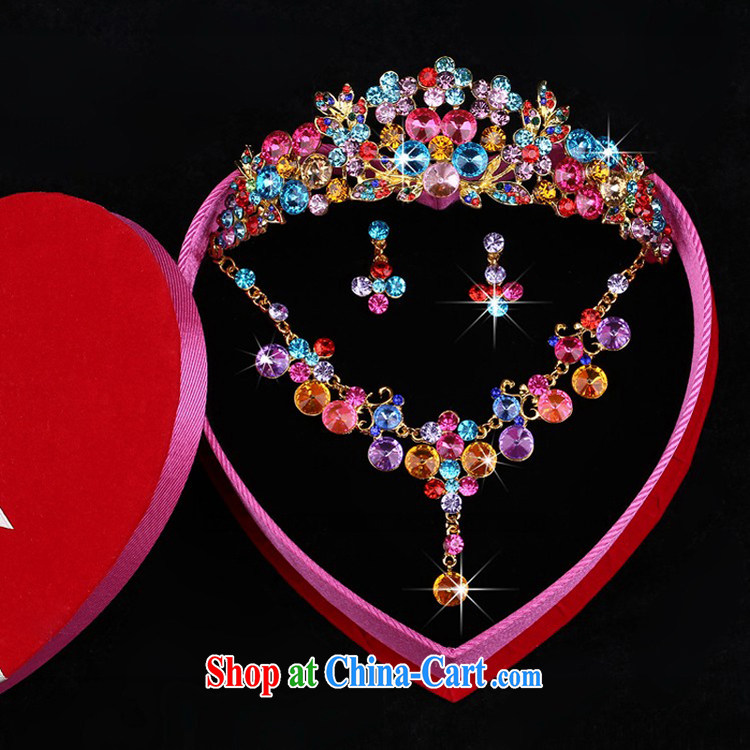 Time his bride's wedding dresses necklaces color necklace accessories accessories Crown necklace earrings ear fall 3-Piece head-dress pictures, price, brand platters! Elections are good character, the national distribution, so why buy now enjoy more preferential! Health