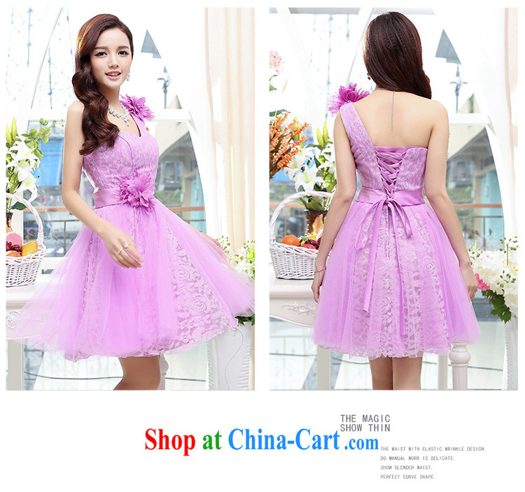 2015 new Korean beauty and stylish single shoulder shaggy dress skirt 4 season long wedding dress red XL pictures, price, brand platters! Elections are good character, the national distribution, so why buy now enjoy more preferential! Health