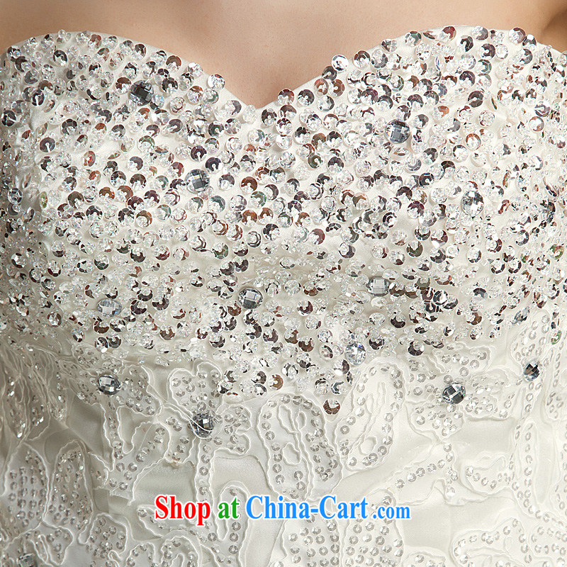 Ho full Chamber wedding dresses new 2015 white light, erase Chest straps bridal lace with graphics thin wedding wood drill with white XL, Ho full chamber, shopping on the Internet