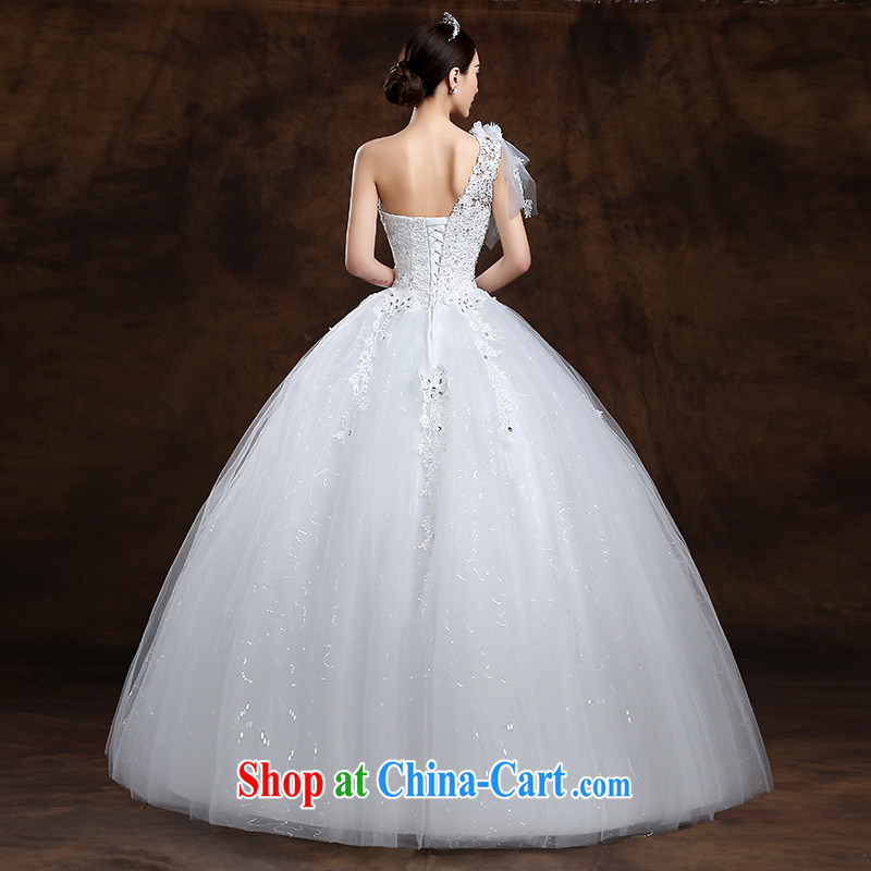 White first to approximately 2015 spring and summer new Korean version the shoulder beauty with white marriages wedding dresses video thin white tailored to contact customer service, white first to about, shopping on the Internet