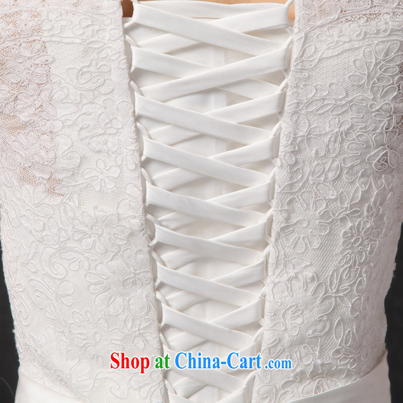 It is not the JUSERE high-end wedding dresses 2015 new, the Field shoulder lace Openwork graphics skinny tail cuff in bridal wedding dress with wedding white tailored, by no means, that, on-line shopping