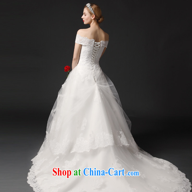It is not the JUSERE wedding dresses the Field shoulder small trailing white 4, it is not set, shopping on the Internet