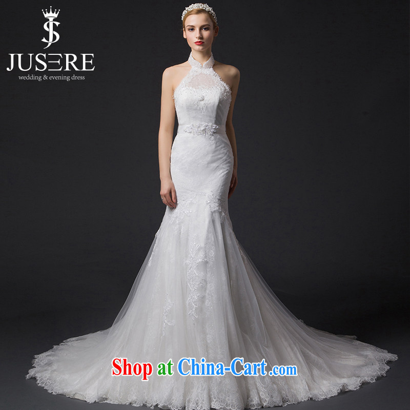 It is not the JUSERE high-end wedding dresses 2015 new mount also sleeveless crowsfoot tail wedding bridal wedding dresses at Merlion dress beauty graphics thin white tailored