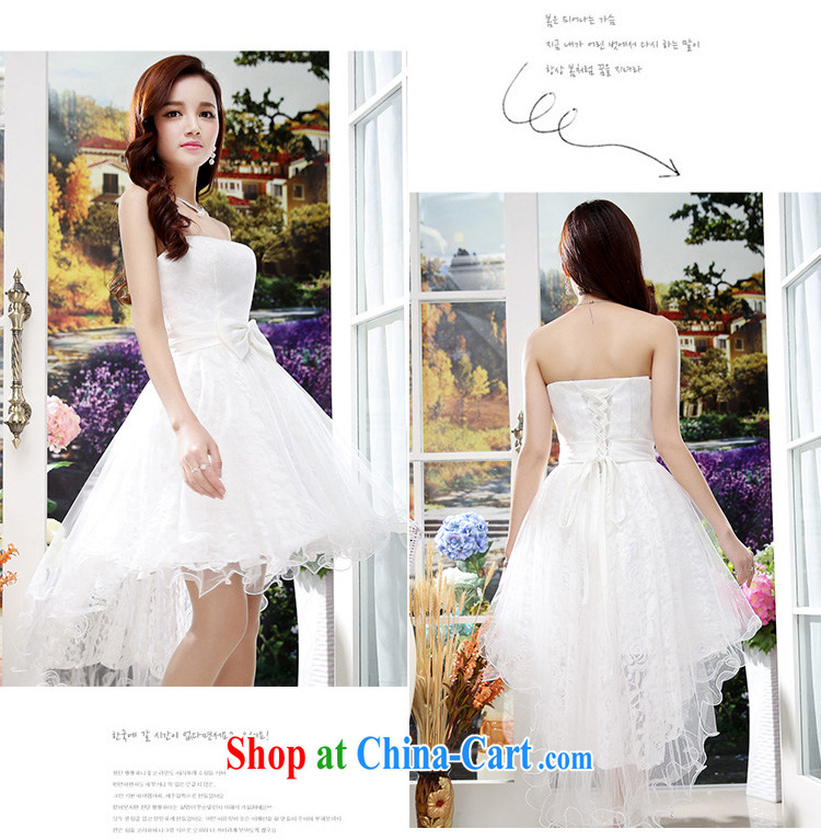 2015 summer edition Korea beauty plastic stylish lace bare chest, long, Shaggy wedding dresses skirt white M pictures, price, brand platters! Elections are good character, the national distribution, so why buy now enjoy more preferential! Health