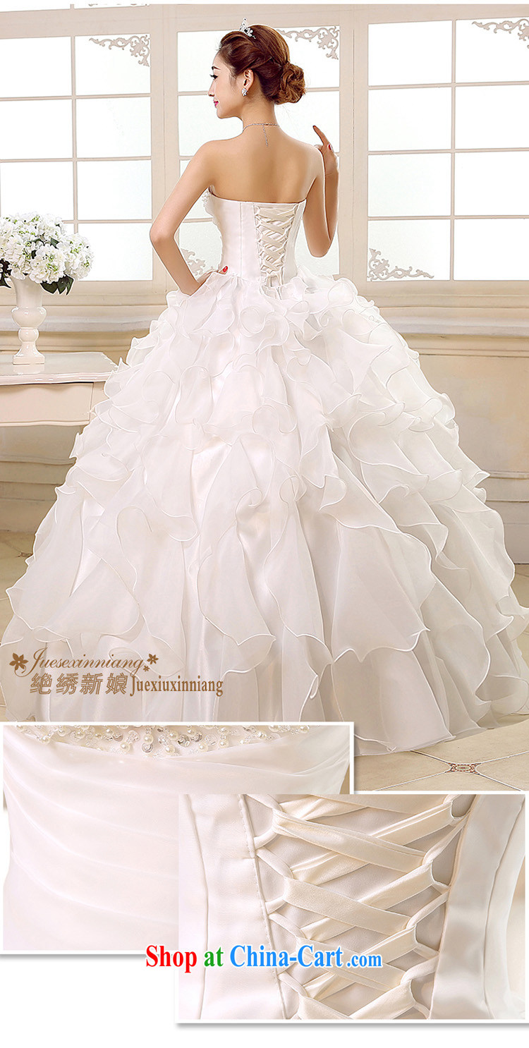There is a bride's Korean version wiped chest wedding white Princess tie with new 2015 bridal gown spring and summer beauty marriage video thin white tailored final pictures, price, brand platters! Elections are good character, the national distribution, so why buy now enjoy more preferential! Health