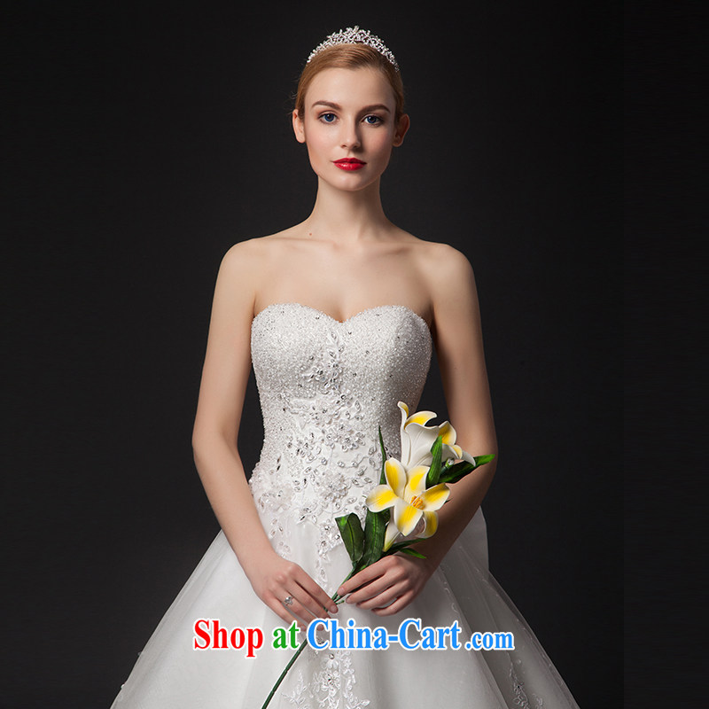 It is not the JUSERE high-end wedding dresses 2015 spring and wiped his chest wedding dresses, Japan, and South Korea wedding bridal wedding dress tail wedding white tailored, is by no means set, shopping on the Internet