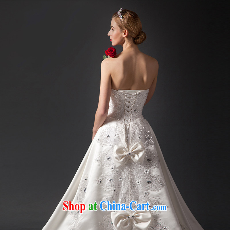 It is not the JUSERE high-end wedding dresses 2015 spring and wiped his chest Satin wedding dresses, Japan, and South Korea wedding bridal wedding dress with wedding white 4, by no means, that, on-line shopping