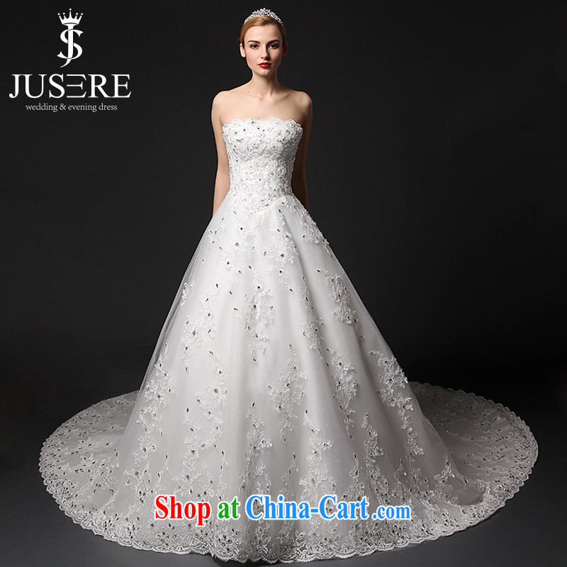 It is not the JUSERE high-end wedding dresses spring 2015 erase chest wedding dresses, Japan, and South Korea wedding bridal wedding dress luxurious tail wedding white tailored