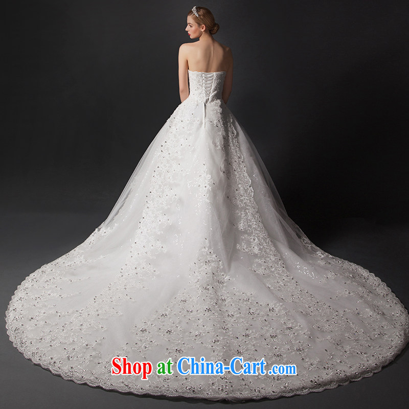It is not the JUSERE high-end wedding dresses 2015 spring and wiped his chest wedding dresses, Japan, and South Korea wedding bridal wedding dress luxurious tail wedding white tailored, by no means, that, on-line shopping
