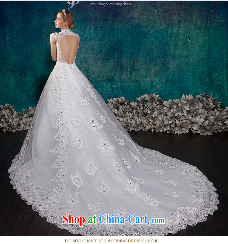 It is not the JUSERE high-end wedding dresses spring 2015 the Royal Grand Palace wedding bridal wedding dress tail wedding love back exposed white tailored pictures, price, brand platters! Elections are good character, the national distribution, so why buy now enjoy more preferential! Health