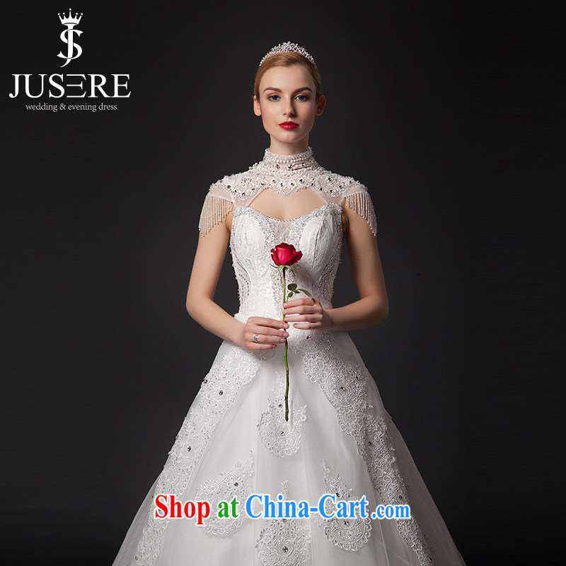 It is not the JUSERE high-end wedding dresses spring 2015 the Royal Grand Palace wedding bridal wedding dress tail wedding love back exposed white tailored