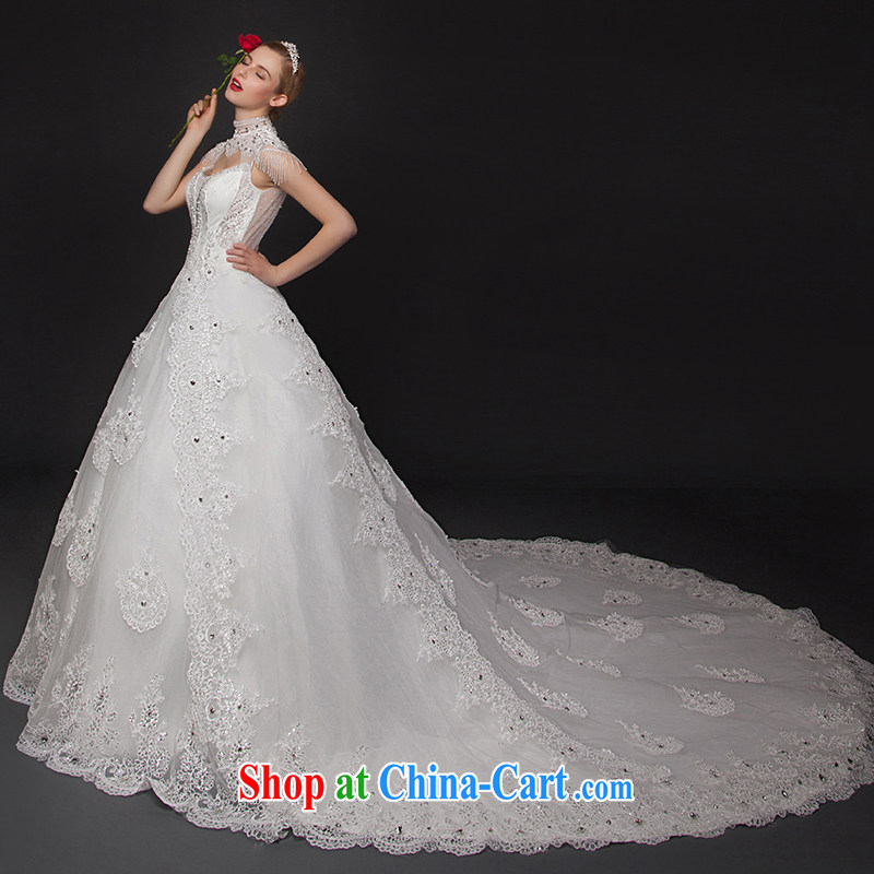 It is not the JUSERE high-end wedding dresses spring 2015 the royal luxury palace wedding bride's wedding dress and the wedding love back exposed white tailored, by no means, and, shopping on the Internet