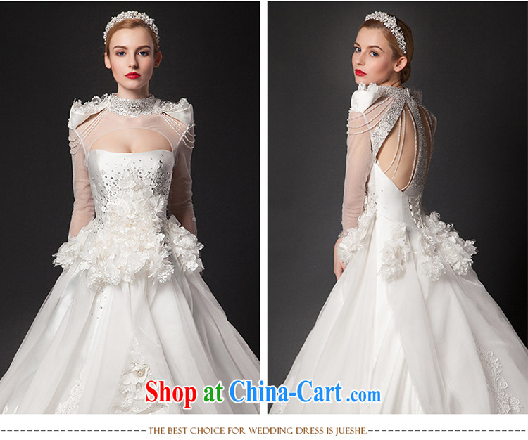 It is not the JUSERE high-end wedding dresses 2015 new luxurious High-tail the Field shoulder bridal wedding dress Royal Palace wedding white tailored pictures, price, brand platters! Elections are good character, the national distribution, so why buy now enjoy more preferential! Health