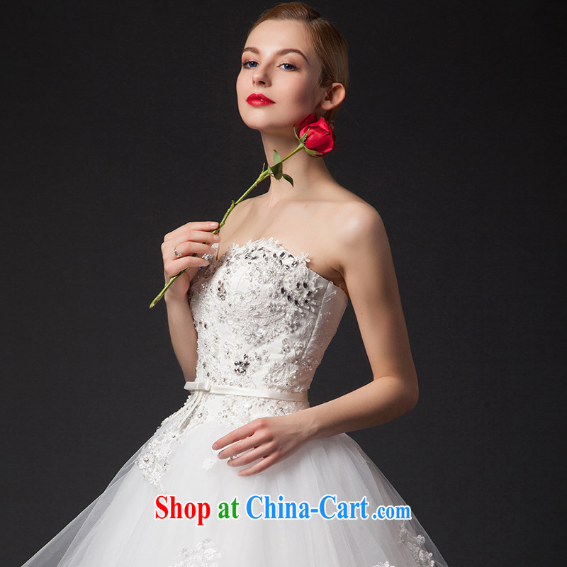 It is not the JUSERE high-end wedding dresses spring 2015 heart-shaped collar wiped his chest wedding, Japan, and South Korea wedding bridal marriage with wedding white tailored, by no means, and shopping on the Internet