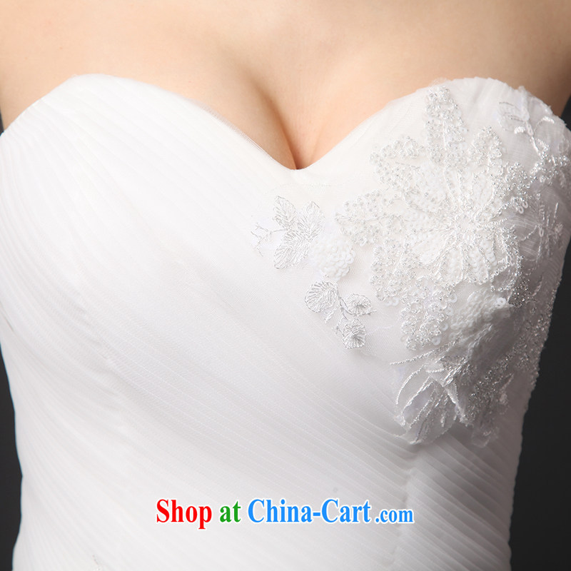 It is not the JUSERE high-end wedding dresses 2015 new alignment to erase chest wedding dress Princess dresses Home Sweet shaggy dress wedding white tailored, is by no means set, online shopping