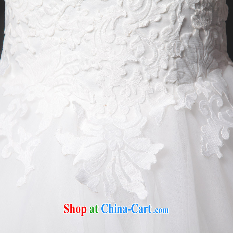 It is not the JUSERE high-end wedding dresses 2015 new alignment to erase chest wedding scallops Princess wrinkled skirt by Home Sweet shaggy dress wedding white tailored, by no means, and shopping on the Internet
