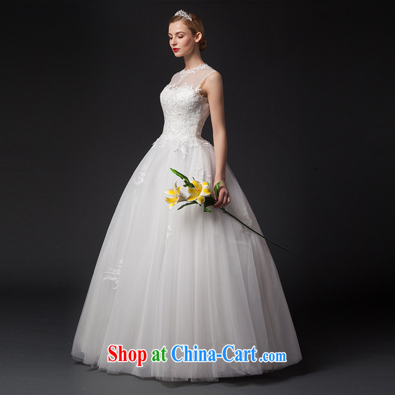 It is not the JUSERE high-end wedding dresses 2015 New with transparent Web yarn lace shoulders bare chest Princess dress with white tailored, is by no means set, online shopping