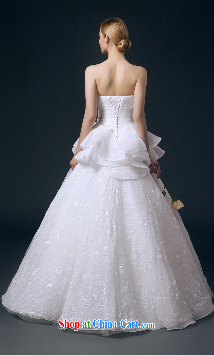 It is not the JUSERE high-end wedding dresses 2015 new wiped off his chest, wedding Princess skirt flouncing skirt small swing away yarn sweet shaggy dress wedding white tailored pictures, price, brand platters! Elections are good character, the national distribution, so why buy now enjoy more preferential! Health