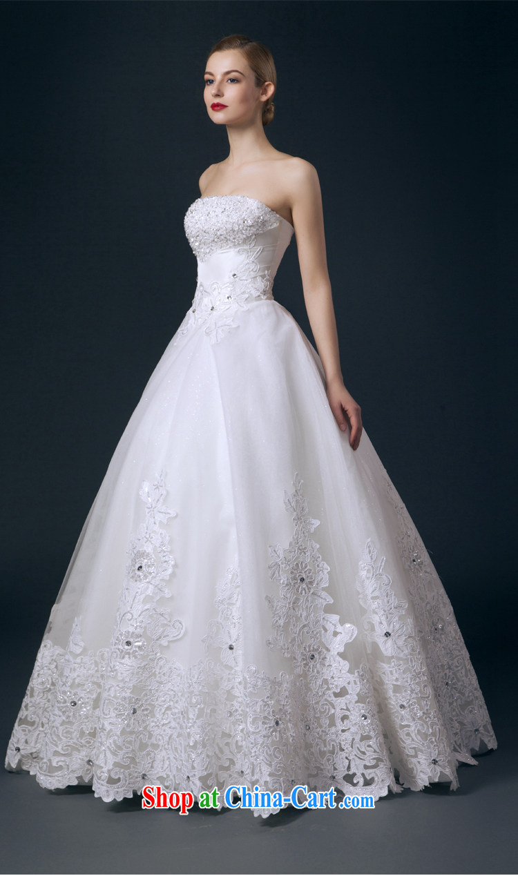 It is the JUSERE high-end wedding dresses 2015 new alignment to erase chest wedding dress Princess Home Sweet yarn shaggy dress Satin wedding white tailored pictures, price, brand platters! Elections are good character, the national distribution, so why buy now enjoy more preferential! Health
