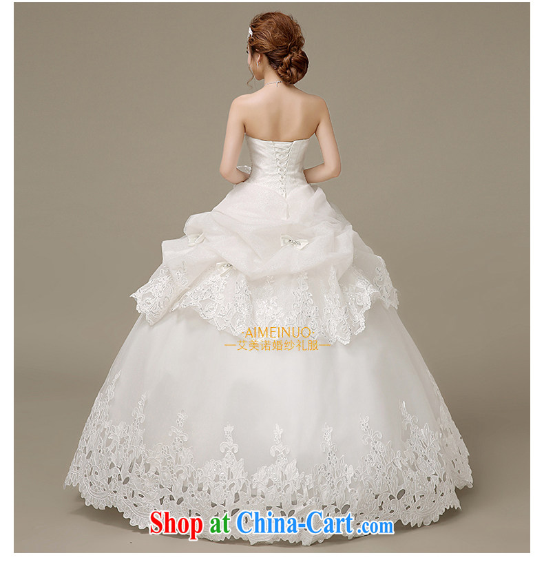 The United States, wedding dresses 2015 spring and summer water drilling wiped his chest bow-tie lace parquet tied with Korean version with Princess bride wedding H - 49 white XXL pictures, price, brand platters! Elections are good character, the national distribution, so why buy now enjoy more preferential! Health