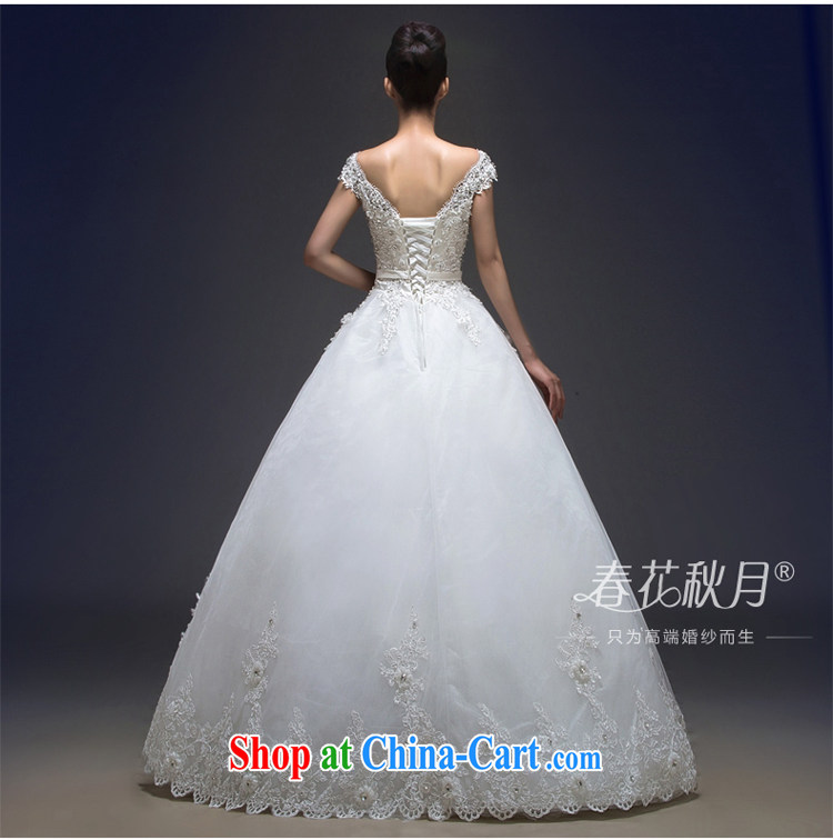 Double-shoulder wedding dresses the Field shoulder new 2015 exclusive lace inserts drill with graphics thin straps bridal wedding dresses, white XXL pictures, price, brand platters! Elections are good character, the national distribution, so why buy now enjoy more preferential! Health