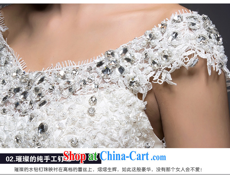 Double-shoulder wedding dresses the Field shoulder new 2015 exclusive lace inserts drill with graphics thin straps bridal wedding dresses, white XXL pictures, price, brand platters! Elections are good character, the national distribution, so why buy now enjoy more preferential! Health