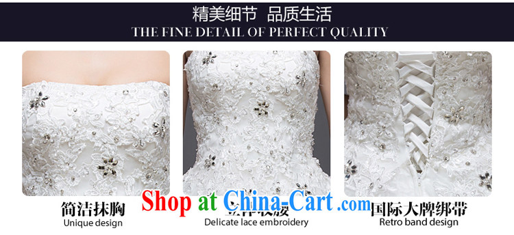 bare chest wedding with new summer 2015, Korean bridal wedding dresses tied with sweet simplicity and beauty video thin spring white XXL pictures, price, brand platters! Elections are good character, the national distribution, so why buy now enjoy more preferential! Health