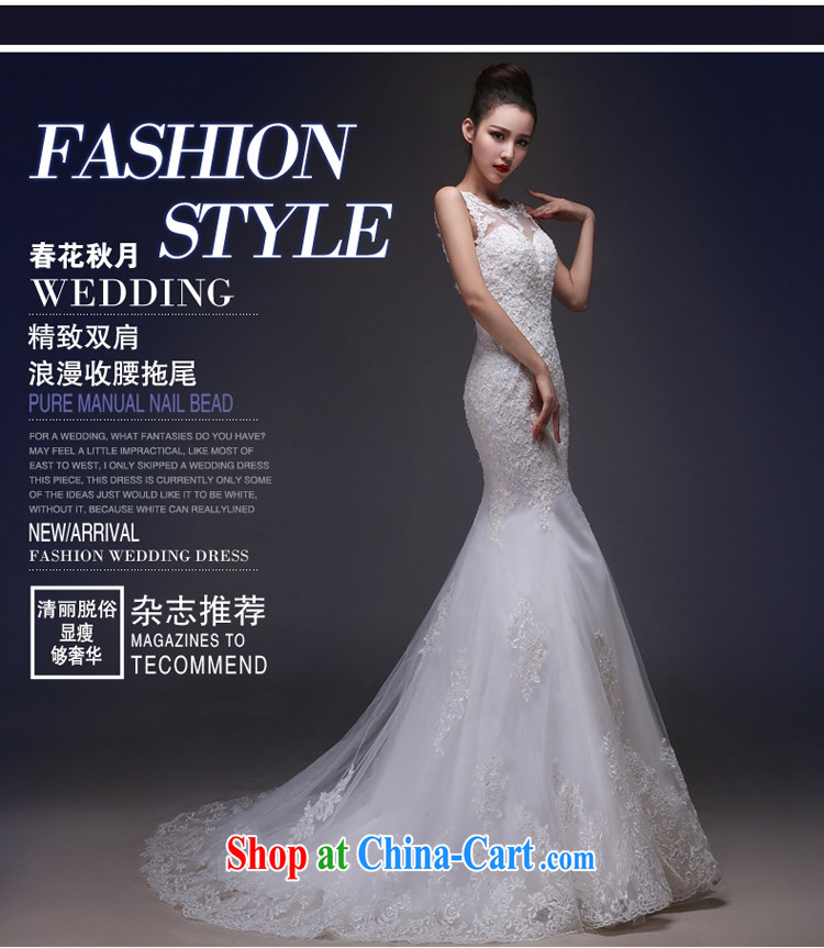 Cultivating crowsfoot wedding dresses white lace sexy exposed back 2015 new dual-shoulder retro bridal wedding dresses trailing white XL pictures, price, brand platters! Elections are good character, the national distribution, so why buy now enjoy more preferential! Health