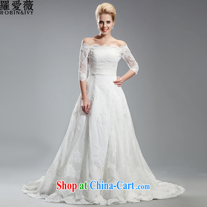 Love, Ms Audrey EU Yuet-mee, RobinIvy_, Japan, and the Republic of Korea wedding dresses 2015 spring and summer New removable field shoulder bare chest marriages H 34,541 white advanced customization _25 Day Shipping_