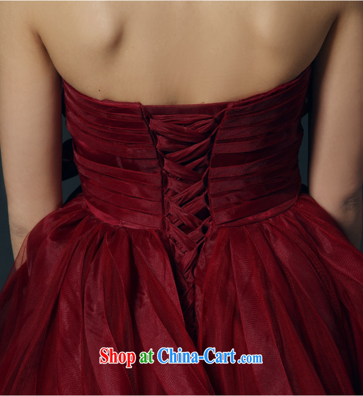 It is the JUSERE high-end wedding dresses color dresses the Stage service 2015 wiped his chest, Japan, and South Korea wedding before after short-tail wine red tailored pictures, price, brand platters! Elections are good character, the national distribution, so why buy now enjoy more preferential! Health