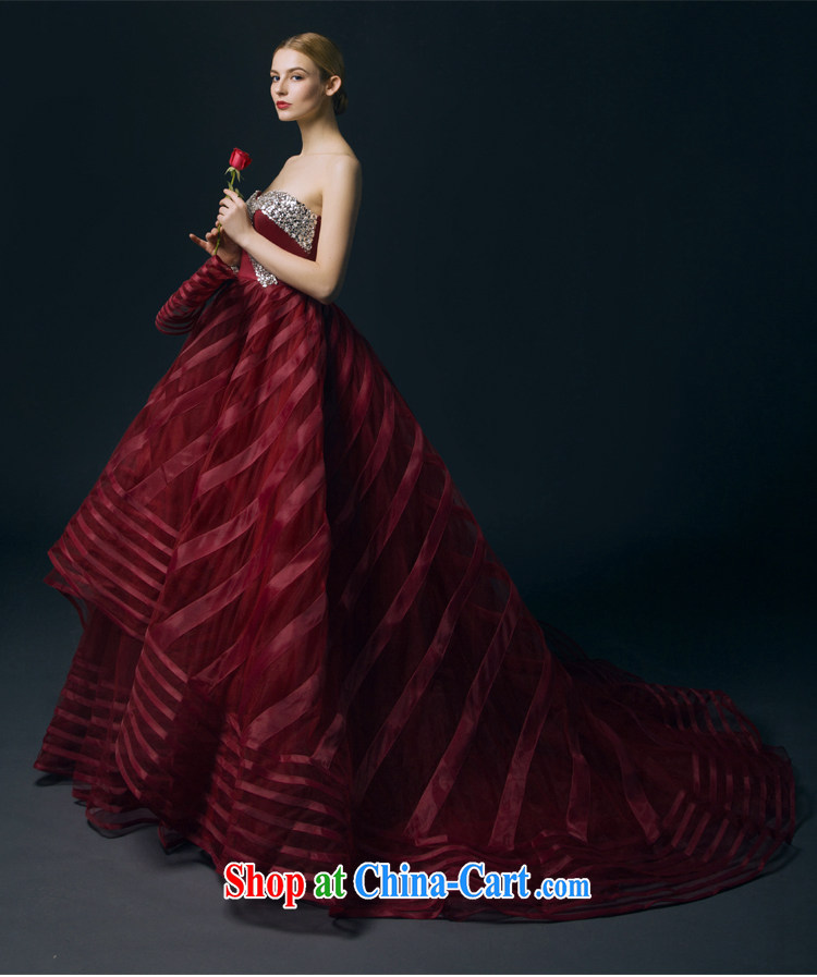 It is not the JUSERE high-end wedding dresses also presided over by Stage service spring 2015 the shoulder wedding dresses, Japan, and South Korea wedding bridal marriage deep red tailored pictures, price, brand platters! Elections are good character, the national distribution, so why buy now enjoy more preferential! Health