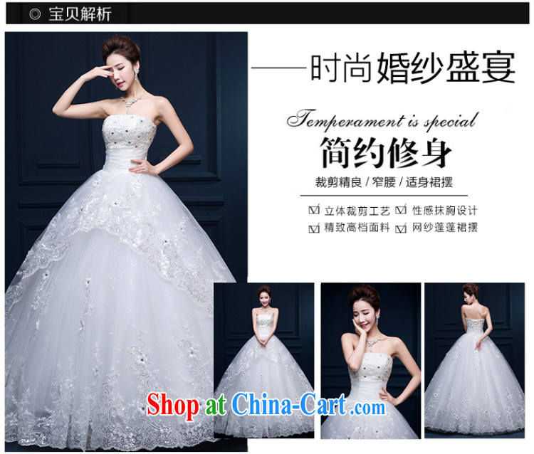 Qi wei summer 2015 new Korean fashion marriages wedding dresses larger graphics thin smears chest strap with shaggy dress wedding white XL pictures, price, brand platters! Elections are good character, the national distribution, so why buy now enjoy more preferential! Health