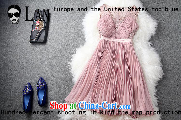 9 month female * 2014 high-end custom spring loaded women new to the embroidery V-neck 100 hem the waist dress dresses T 豆沙 1340 color XL pictures, price, brand platters! Elections are good character, the national distribution, so why buy now enjoy more preferential! Health