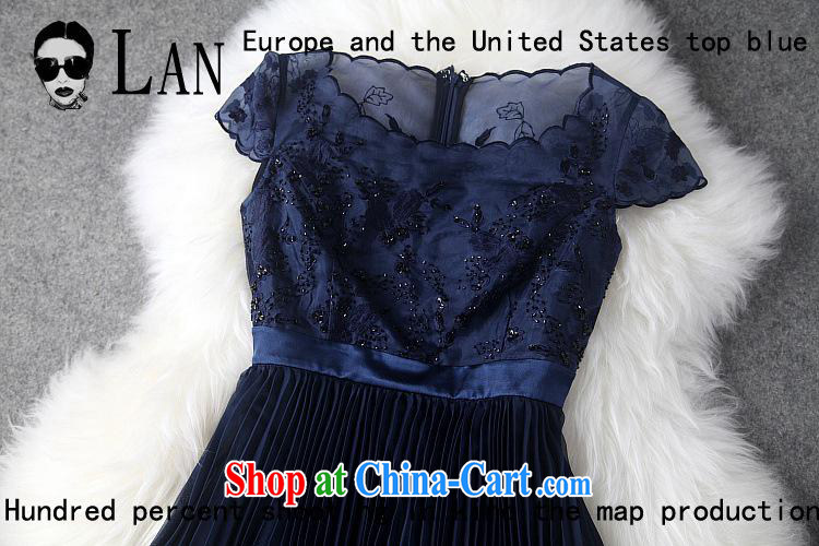 9 month female * 2014 European high-end women's clothing new spring dresses, skirts the root yarn stitching and staples Pearl dresses T 1425 pink XL pictures, price, brand platters! Elections are good character, the national distribution, so why buy now enjoy more preferential! Health