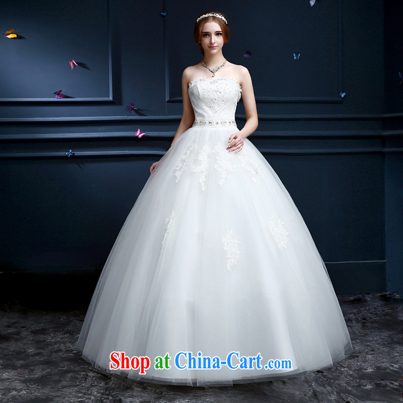 The Champs Elysees, as soon as possible, new 2015 spring and summer bridal wedding dresses Palace antique lace wedding dresses sexy wiped his chest, wedding, Video thin beauty white XXL