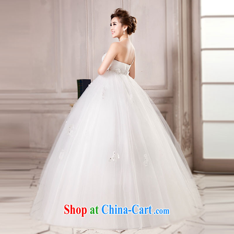 Jubilee 1000 bride 2015 spring and summer new Korean high-waist graphics thin stylish large, pregnant women thick MM brides with wedding dresses H 715 white Korean high waist XXL/2 feet 6 waist, 1000 Jubilee bride, shopping on the Internet
