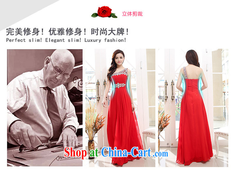 Blues, spring 2015 new single shoulder cultivating long bridesmaid wedding dress show annual service evening dress female apricot XL pictures, price, brand platters! Elections are good character, the national distribution, so why buy now enjoy more preferential! Health