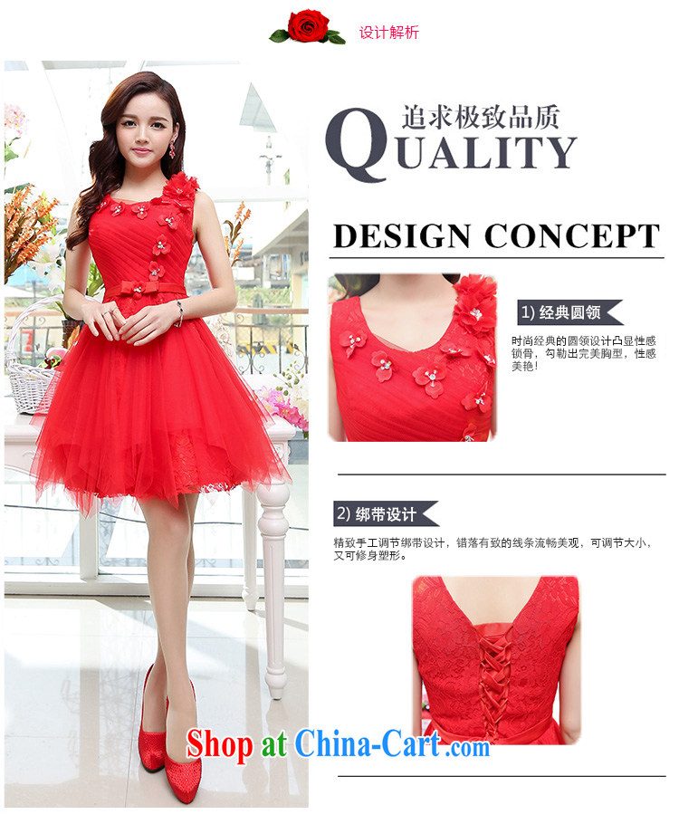 Arrogant season summer 2015 new Korean women waist-cultivating noble magnificent round-neck collar shaggy dress dress dress red S pictures, price, brand platters! Elections are good character, the national distribution, so why buy now enjoy more preferential! Health
