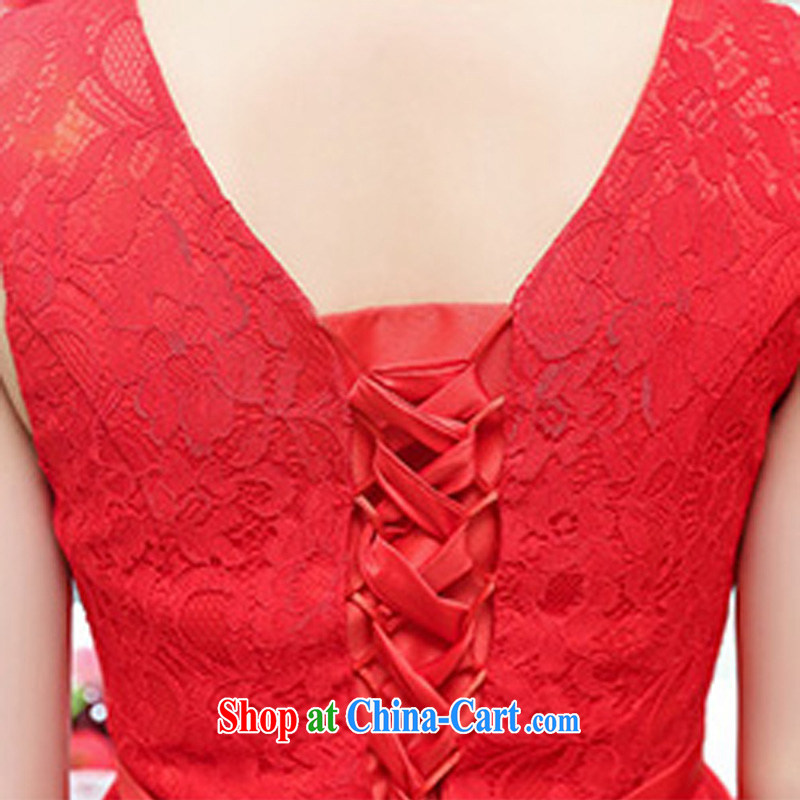 Arrogant season summer 2015 new Korean women waist-cultivating noble magnificent round-neck collar shaggy dress dress dress red S, arrogant season (OMMECHE), online shopping