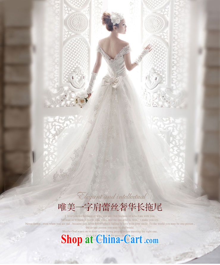 Jubilee 1000 bride 2015 spring and summer new stylish graphics thin lace field shoulder white long-tail bridal wedding dresses H 9236 white tail section/lap to skirt around 1.65 M XXXL pictures, price, brand platters! Elections are good character, the national distribution, so why buy now enjoy more preferential! Health