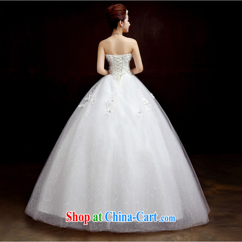 Yong-yan and wedding dresses new and stylish 2015 Korean-style marriages white beauty with bare chest the code spring and summer white M, Yong-yan good offices, shopping on the Internet