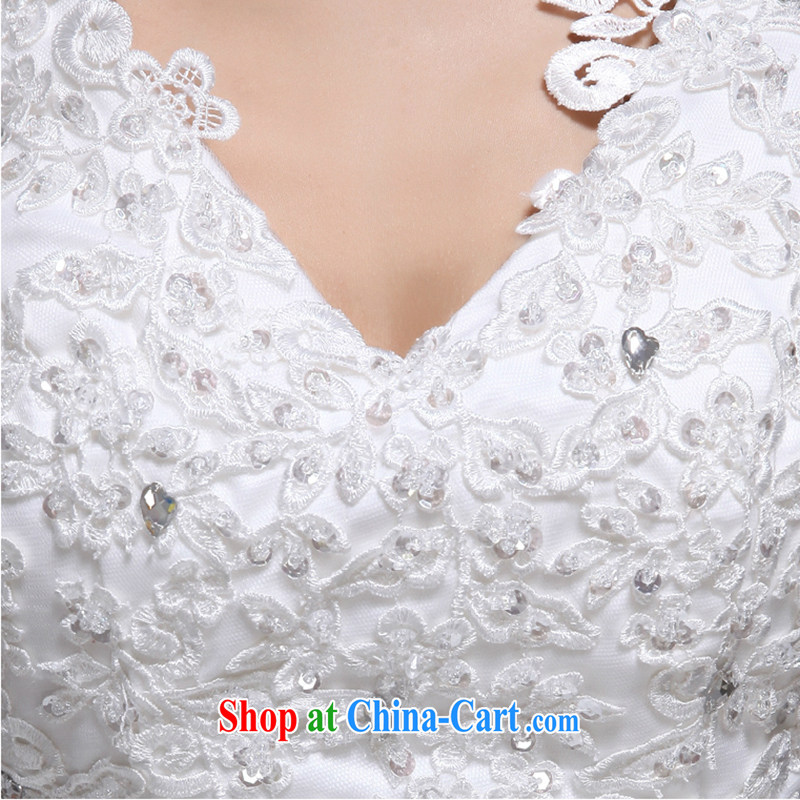 White home about wedding dresses new 2015 summer stylish double-shoulder lace-tail large, wedding band video thin marriages white tailored to contact customer service, white first to about, shopping on the Internet