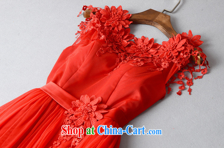 9 month female * 2015 spring and summer new, women in Europe and the US married with beautiful petals neckline wedding 42,804 red XL pictures, price, brand platters! Elections are good character, the national distribution, so why buy now enjoy more preferential! Health