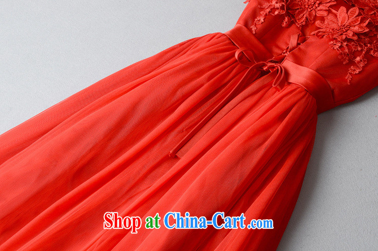 9 month female * 2015 spring and summer new, women in Europe and the US married with beautiful petals neckline wedding 42,804 red XL pictures, price, brand platters! Elections are good character, the national distribution, so why buy now enjoy more preferential! Health